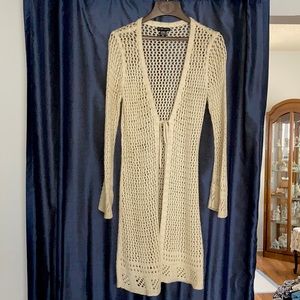 beige cardigan